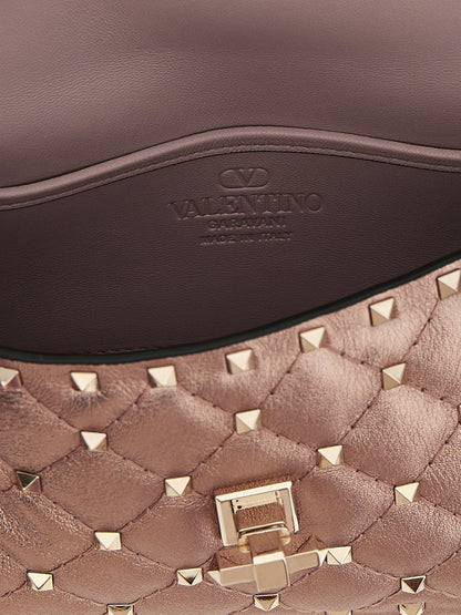 Multicolor Lamb Leather Shoulder Bag