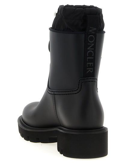Black Pvc Ankle Boots