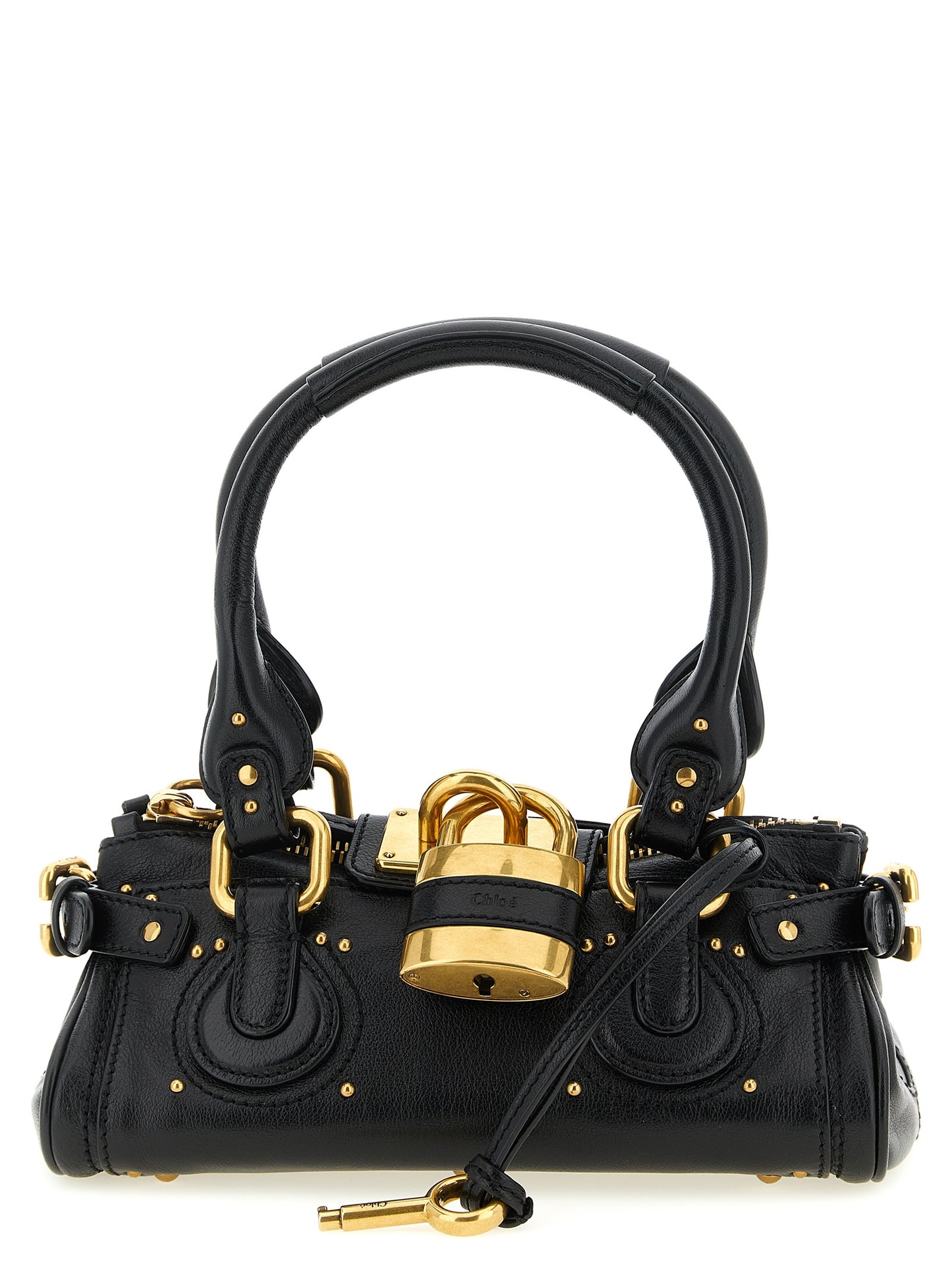Black Buffalo Leather Handbag