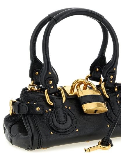 Black Buffalo Leather Handbag