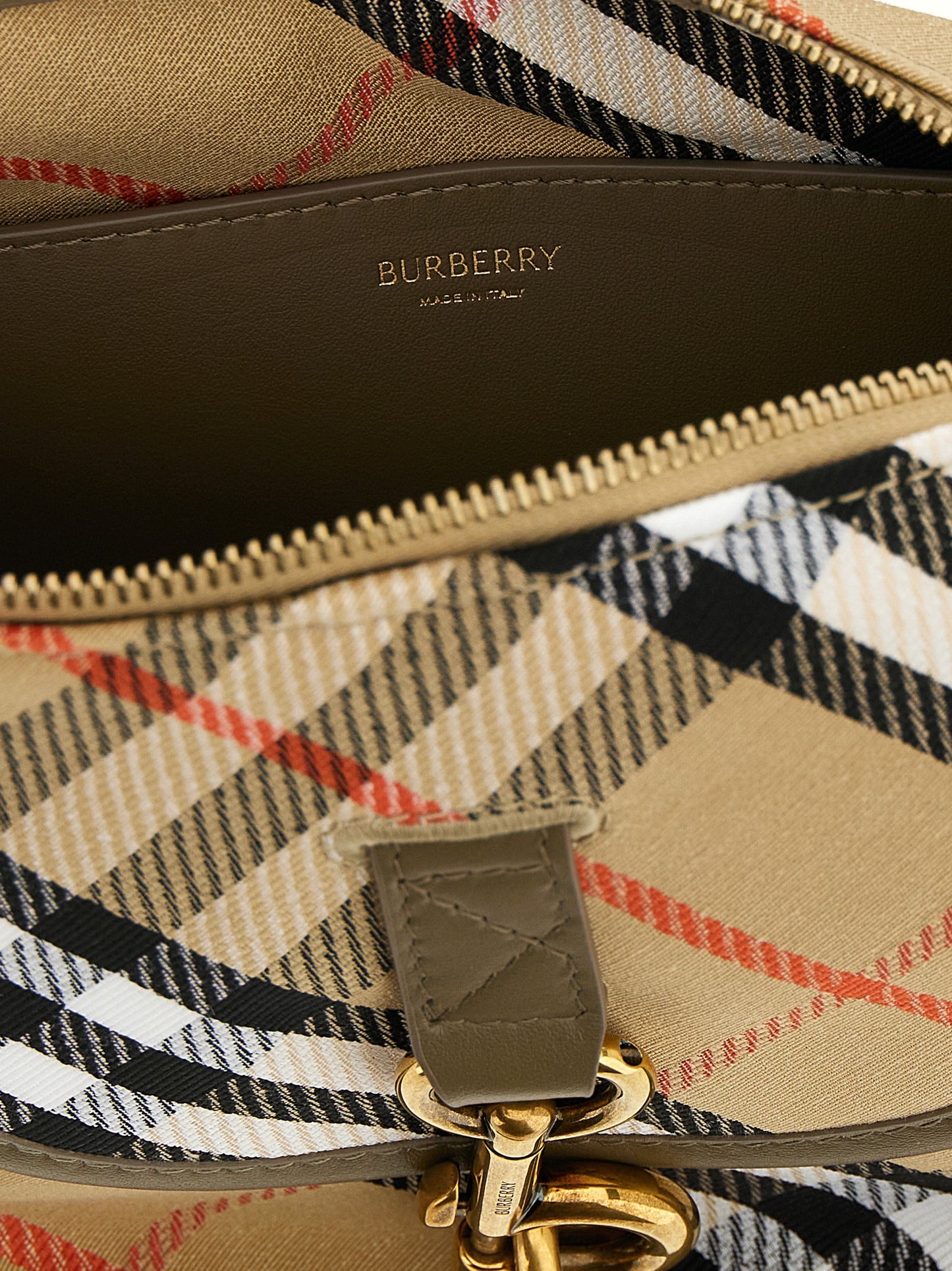 Multicolor Polyester Crossbody Bag