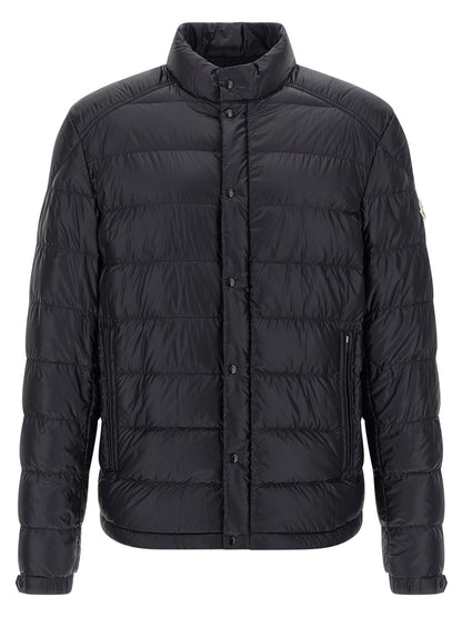Blue Polyamide Full-Length Jacket