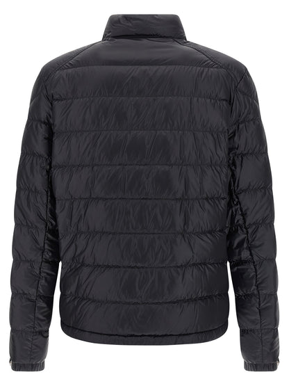 Blue Polyamide Full-Length Jacket