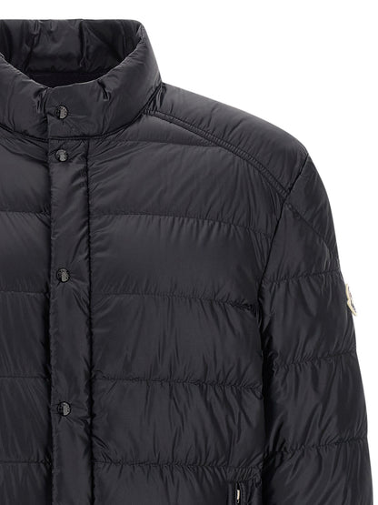 Blue Polyamide Full-Length Jacket