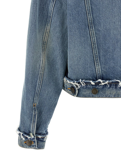 Blue Cotton Denim Jacket
