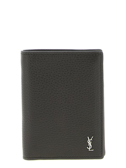Brown Calfskin Leather Wallet