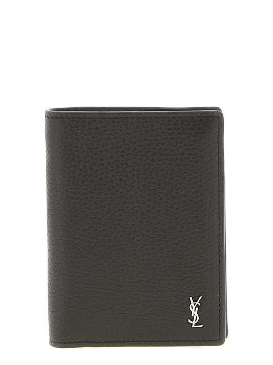 Brown Calfskin Leather Wallet