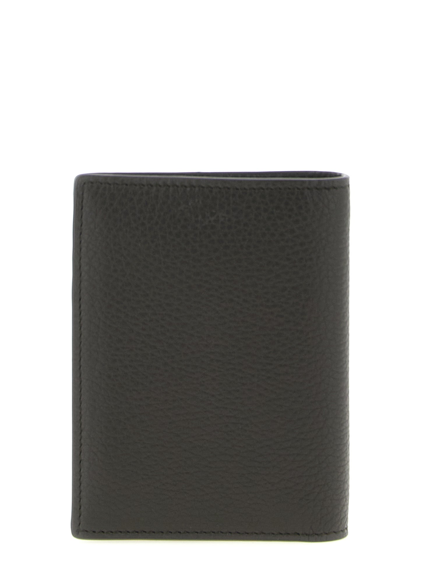 Brown Calfskin Leather Wallet