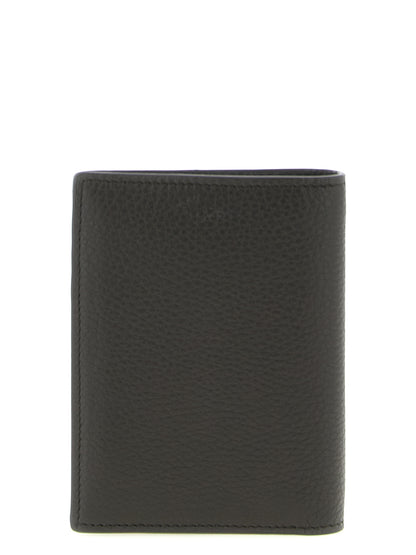 Brown Calfskin Leather Wallet