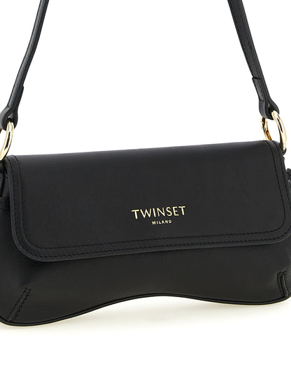 Black Leather Shoulder Bag
