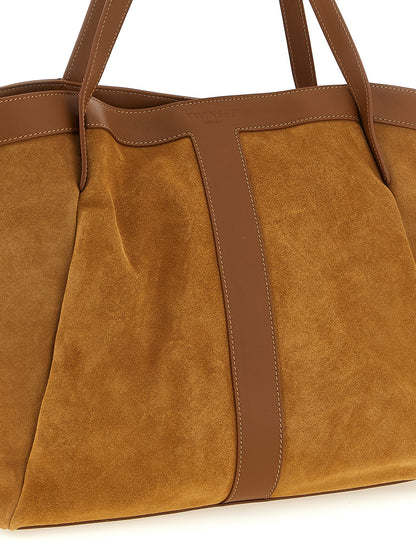 Brown Polyethylene Tote Bag