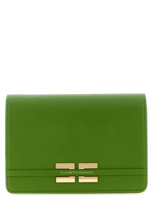 Bicolor Polyester Crossbody Bag