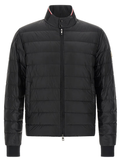 Black Polyamide Full-Length Jacket