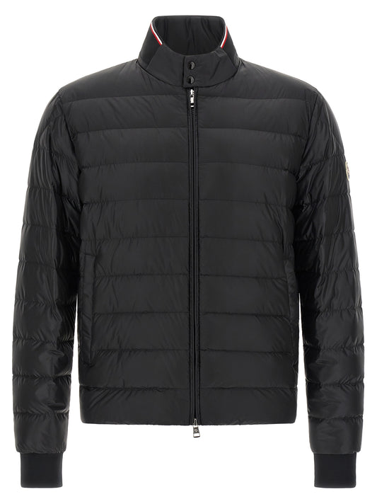 Black Polyamide Full-Length Jacket