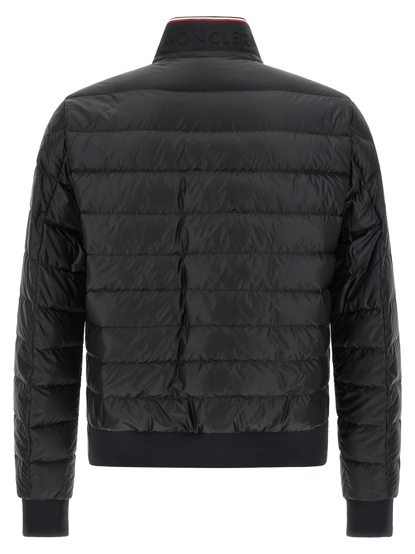 Black Polyamide Full-Length Jacket