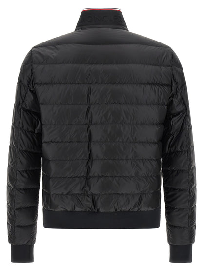 Black Polyamide Full-Length Jacket