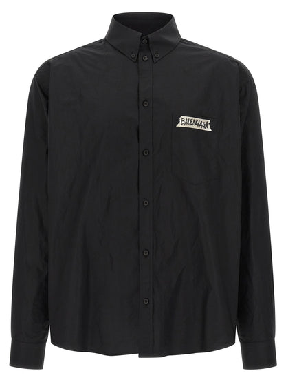 Black Cotton Blouse
