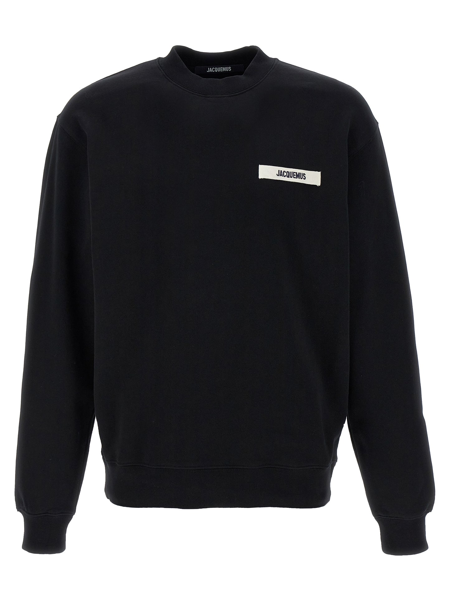 Black Cotton Sweatshirt