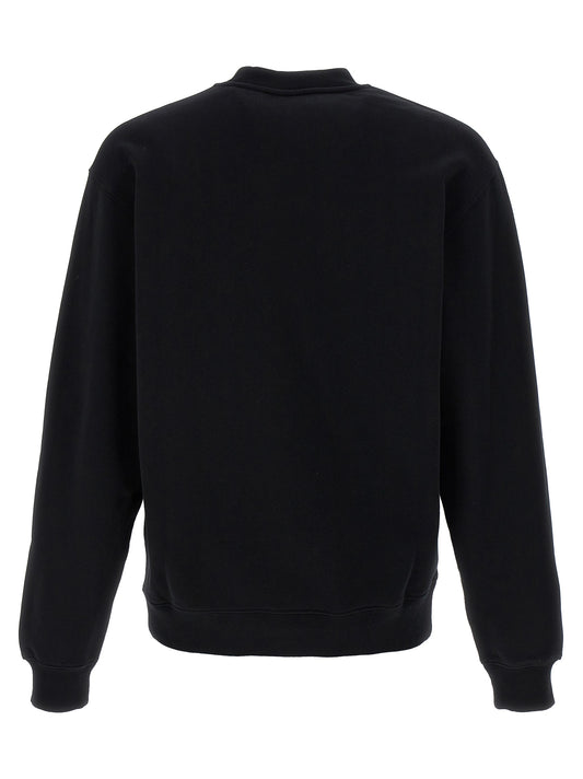 Black Cotton Sweatshirt