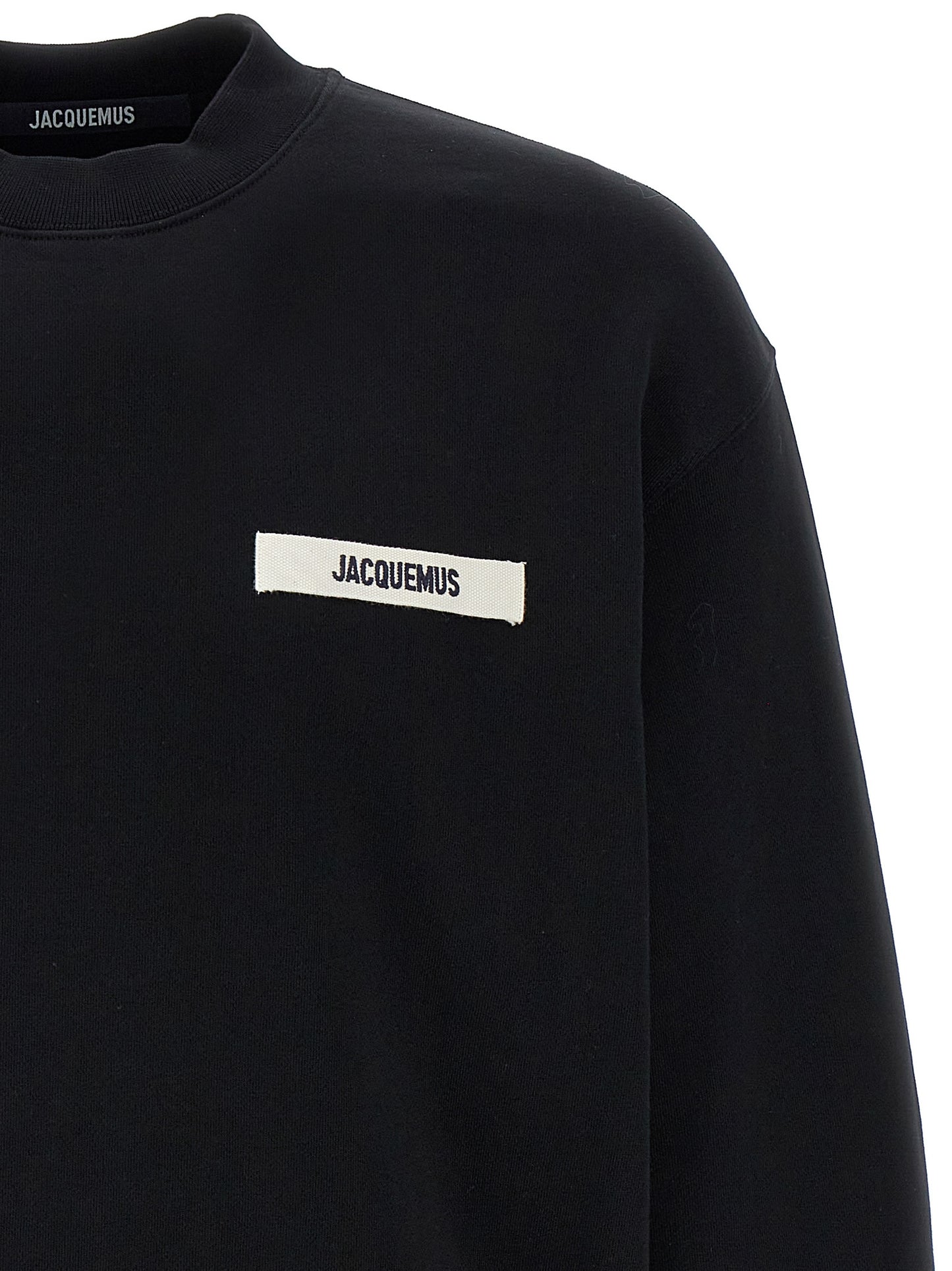 Black Cotton Sweatshirt