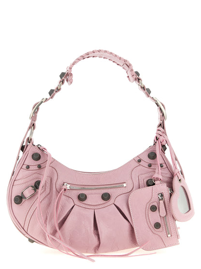 Multicolor Lamb Leather Shoulder Bag