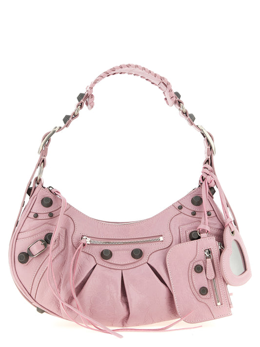 Multicolor Lamb Leather Shoulder Bag