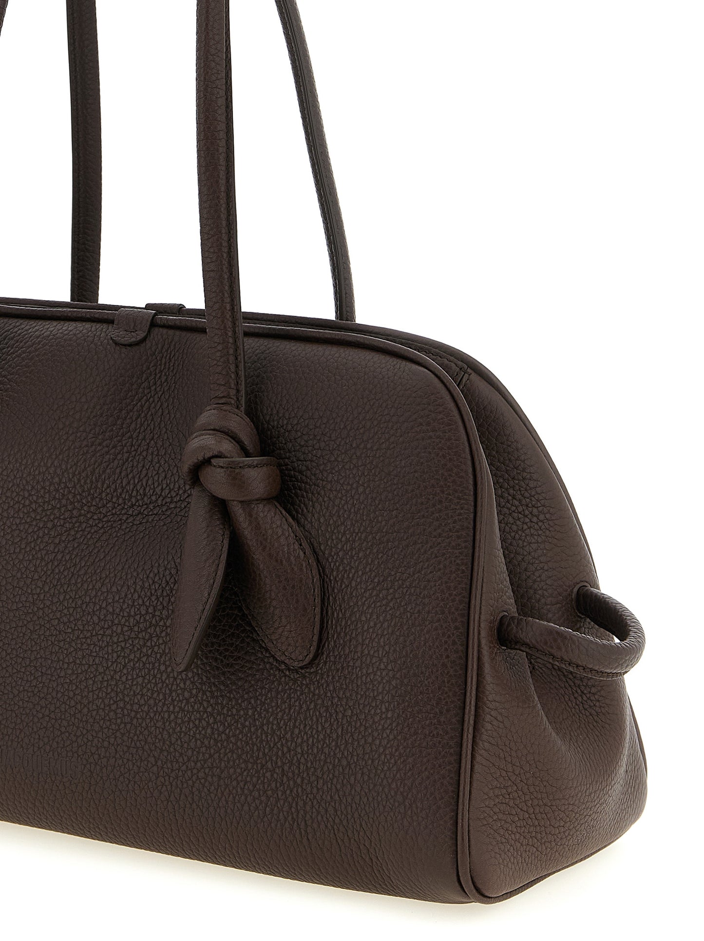 Brown Calfskin Shoulder Bag