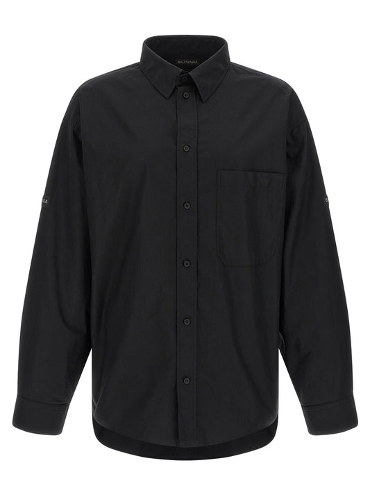 Black Cotton Blouse