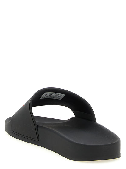 Black Plastic Slides