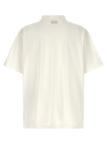 White Cotton Polo Shirt