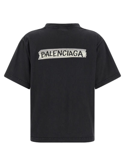 Black Cotton T-Shirt