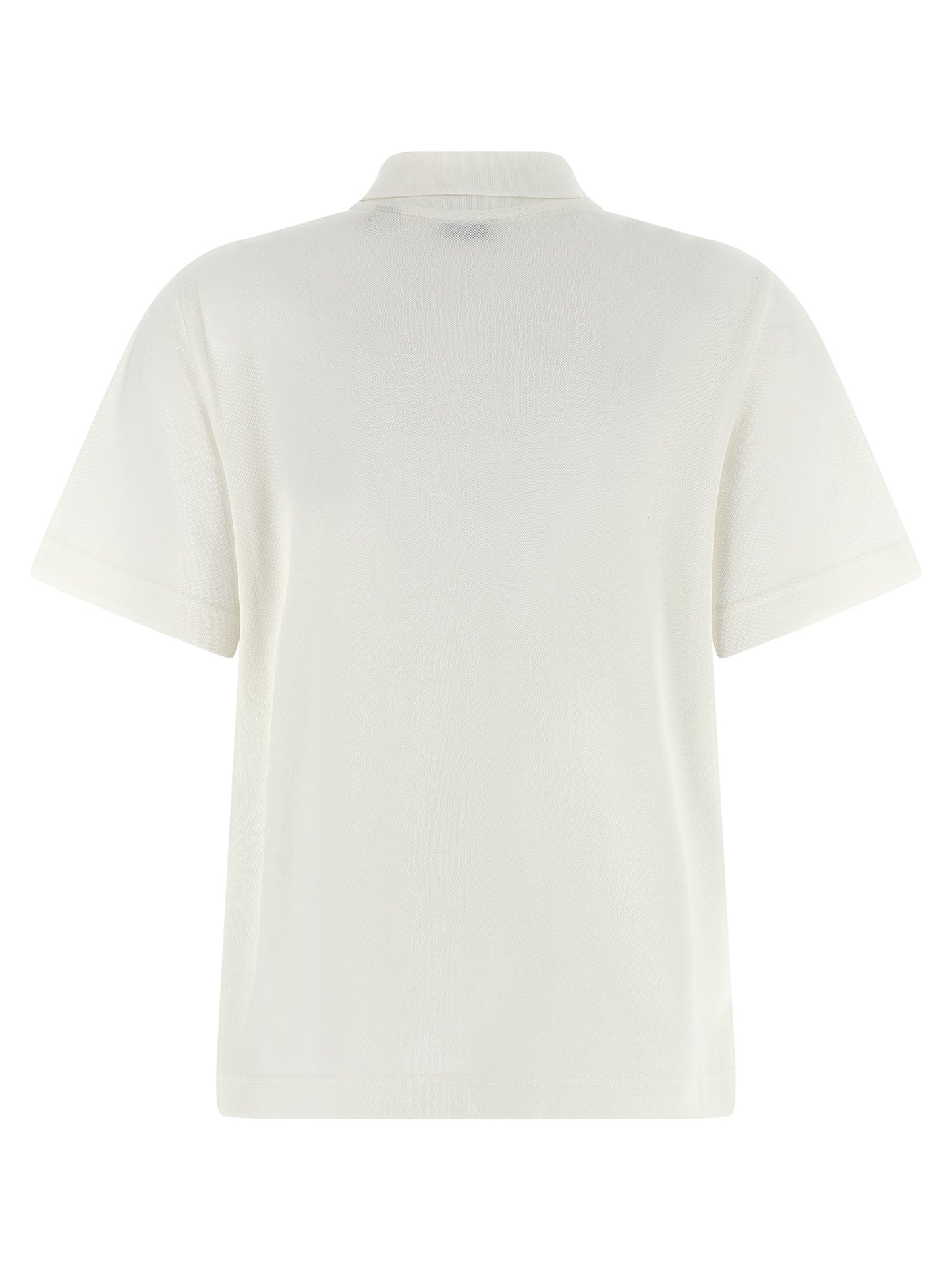 White Cotton Polo Shirt