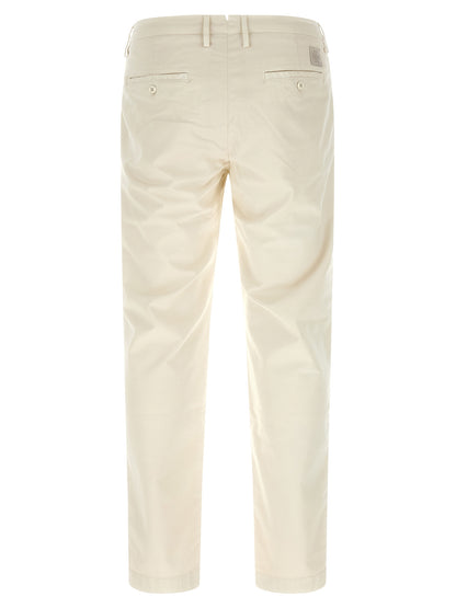 White Cotton Chino Pants