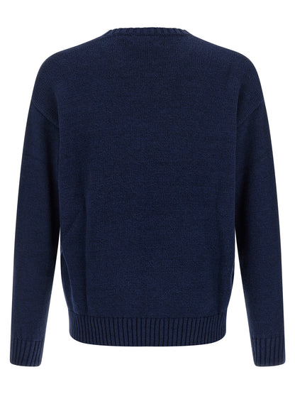 Blue Linen Cardigan