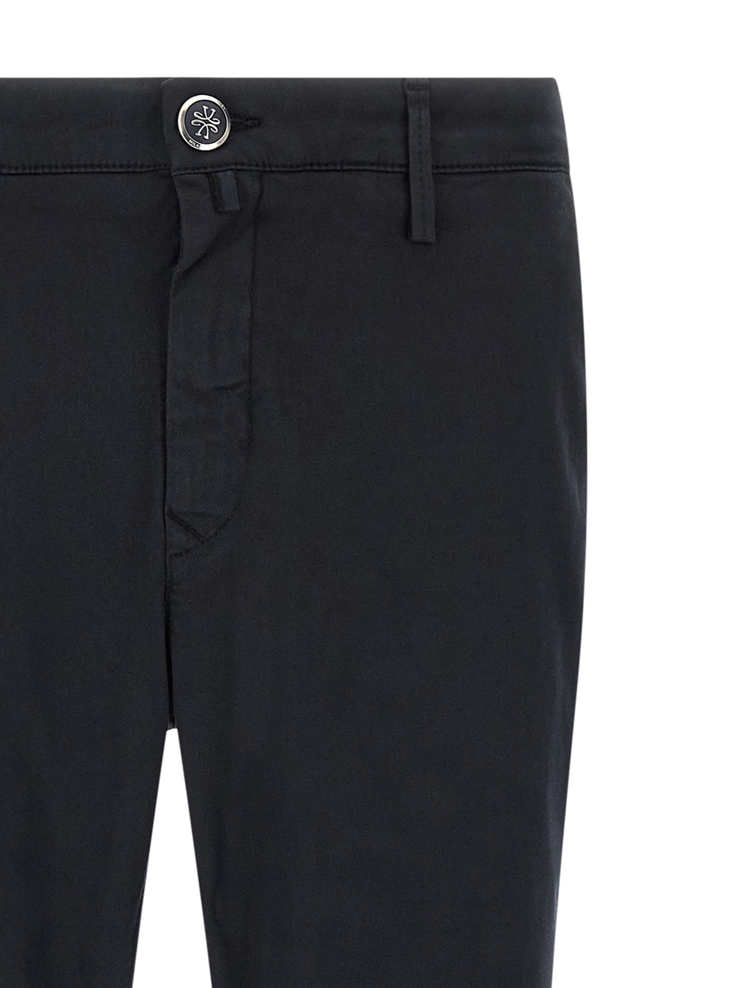 Blue Cotton Chino Pants
