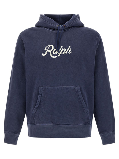 Blue Cotton Sweatshirt