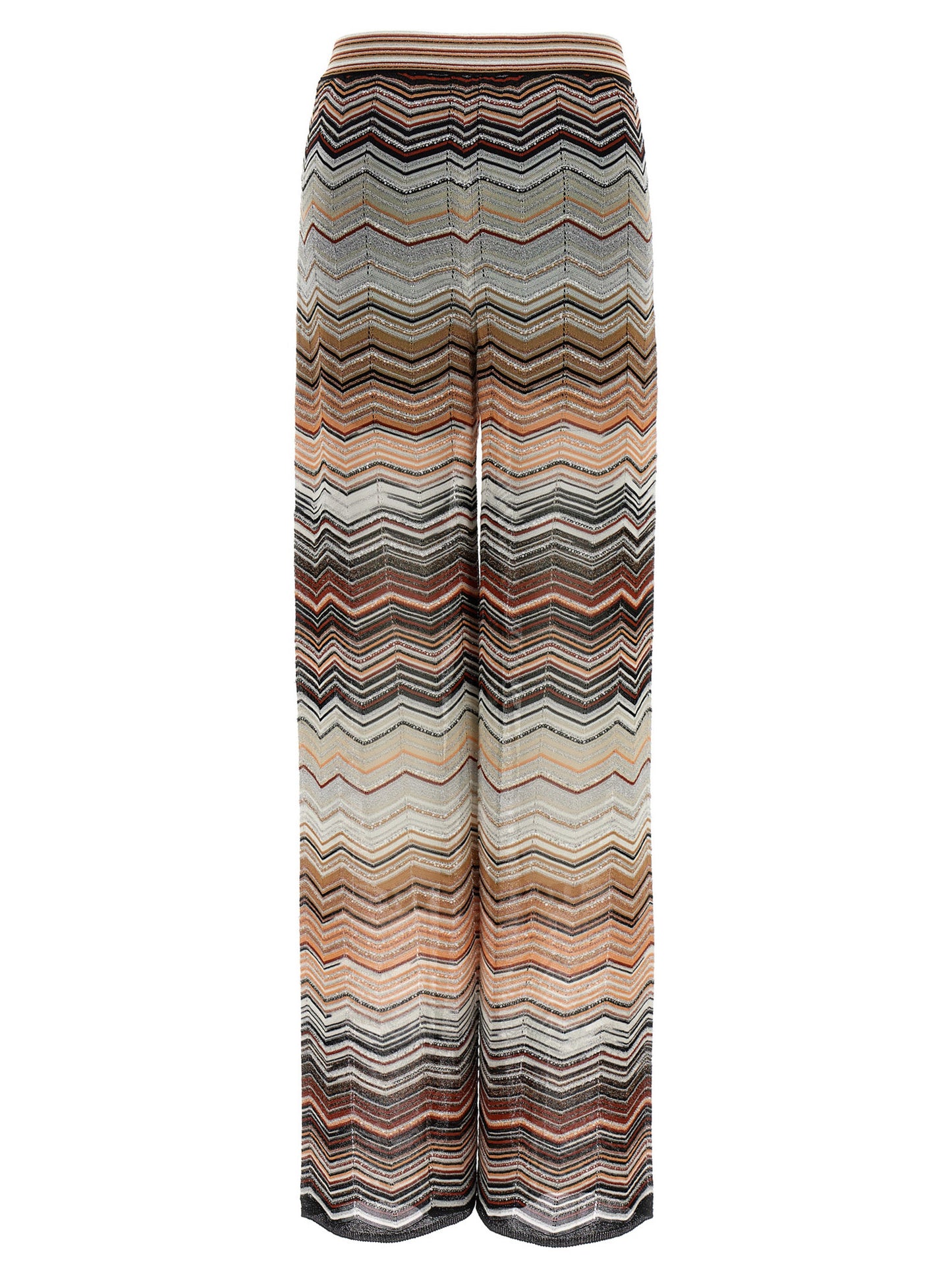 Multicolor Viscose Casual Pants