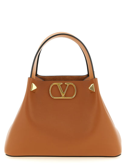 Brown Calfskin Tote Bag