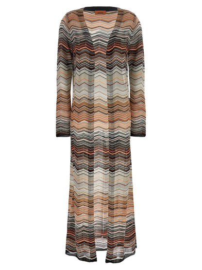 Multicolor Viscose Cardigan