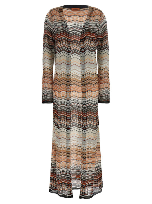 Multicolor Viscose Cardigan