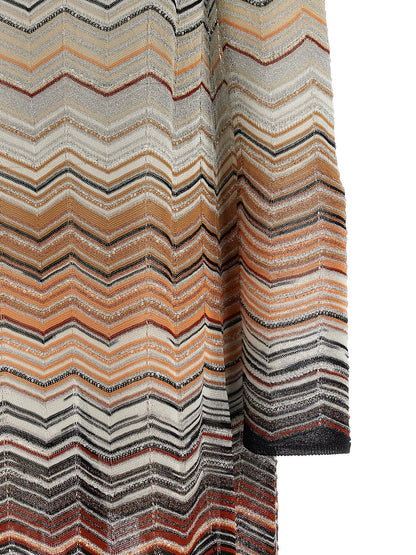 Multicolor Viscose Cardigan