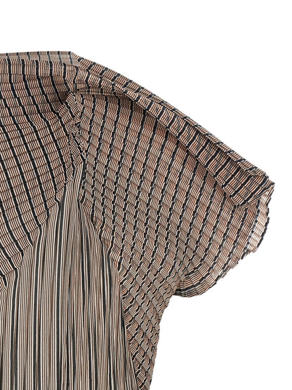 Brown Polyester Blouse
