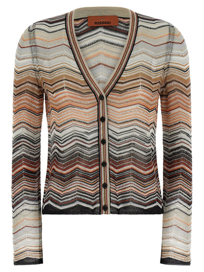 Brown Viscose Cardigan