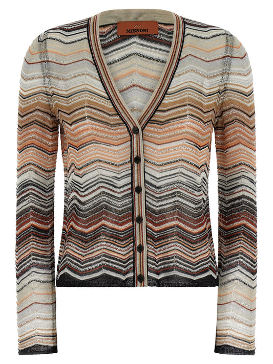 Brown Viscose Cardigan