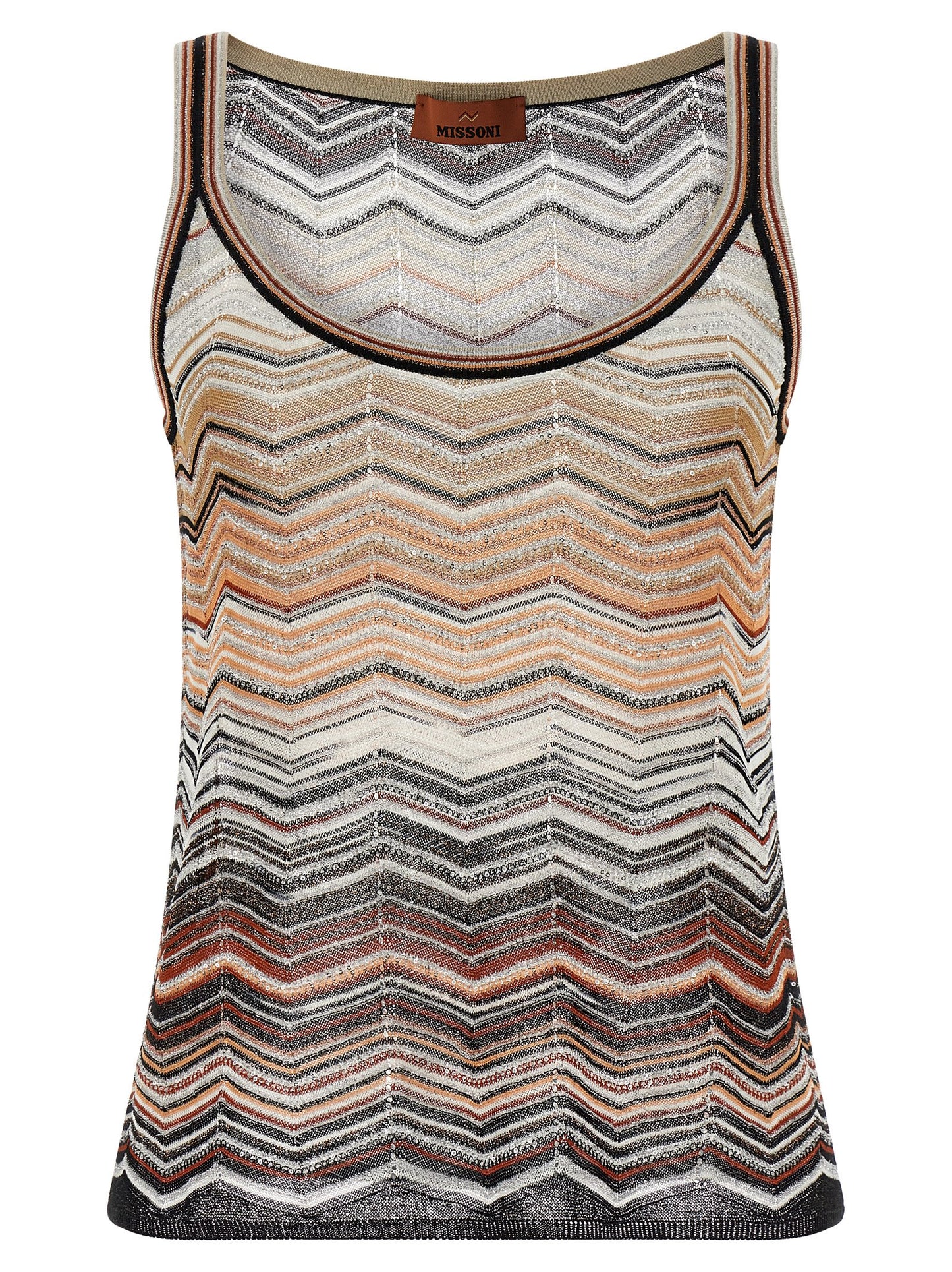 Multicolor Viscose Tank Tops