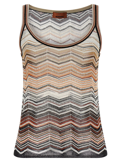 Multicolor Viscose Tank Tops