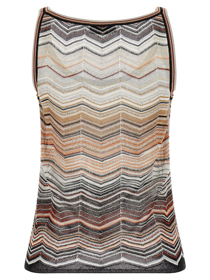 Multicolor Viscose Tank Tops