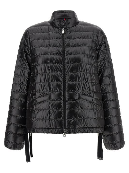 Black Polyamide Full-Length Jacket