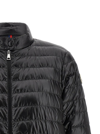 Black Polyamide Full-Length Jacket
