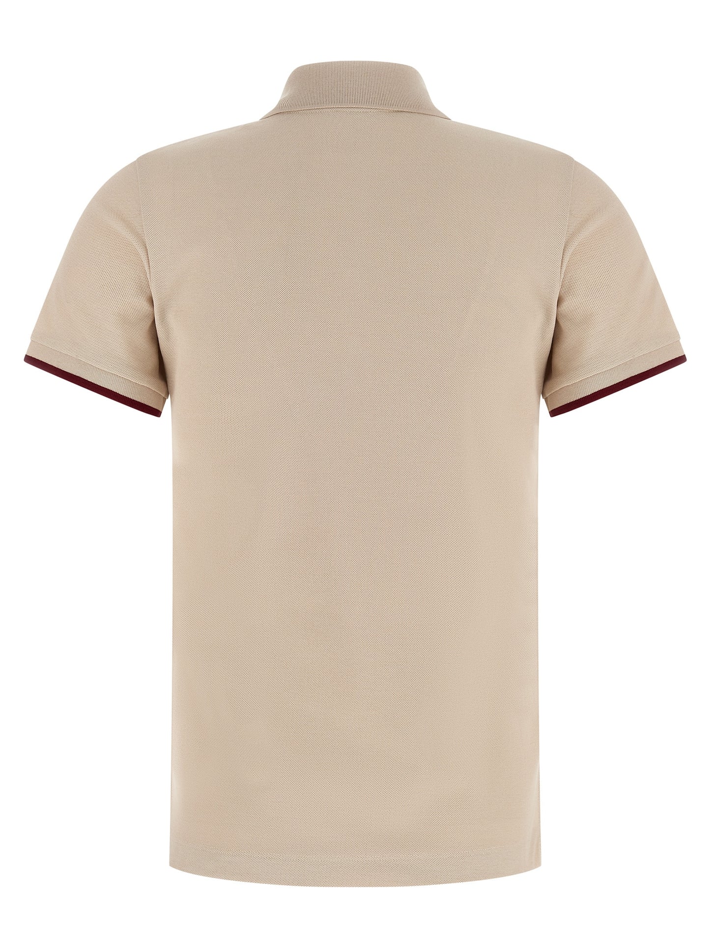Beige Cotton Polo Shirt